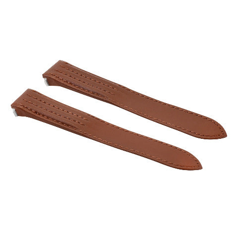 19-20MM LEATHER STRAP FOR CARTIER ROADSTER QUICK RELEASE ( SMOOTH WITH BUMPS )