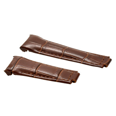 20MM LEATHER WATCH BAND STRAP FOR ROLEX DAYTONA DATEJUST PRESIDENT 16518 16520