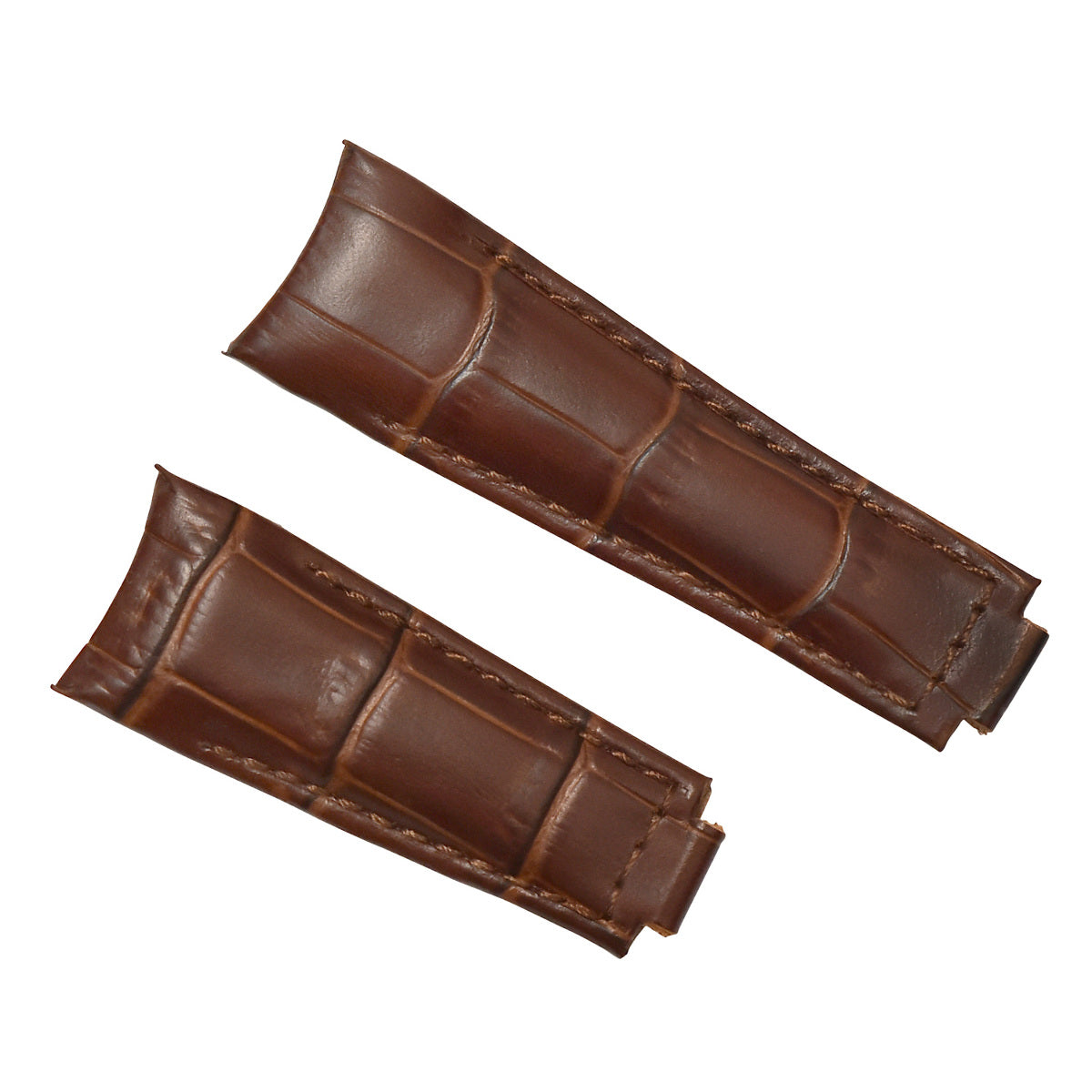 20MM LEATHER WATCH BAND STRAP FOR ROLEX DAYTONA DATEJUST PRESIDENT 16518 16520, Brown