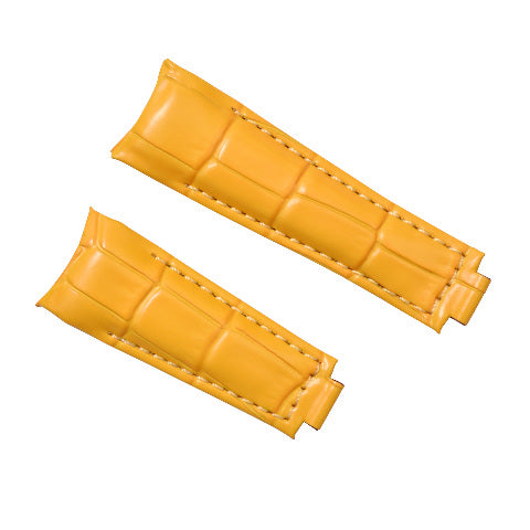20MM LEATHER WATCH BAND STRAP FOR ROLEX DAYTONA DATEJUST PRESIDENT 16518 16520