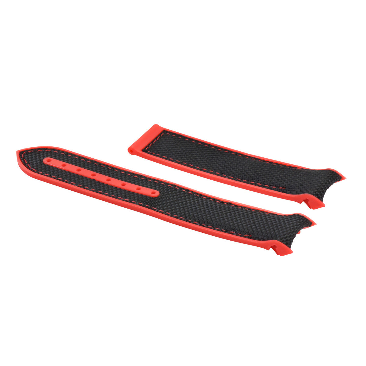 20MM NYLON RUBBER WATCH BAND STRAP FOR OMEGA SEAMASTER 300 PLANET BLACK R