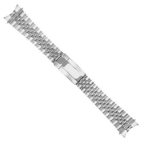 21MM JUBILEE WATCH BAND FOR ROLEX 6 DIGIT MODEL WATCH NEW STYLE CLASP STAINLESS