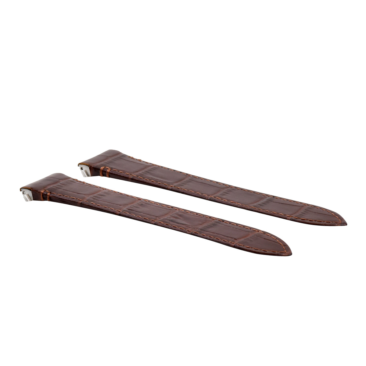 21MM LEATHER WATCH BAND STRAP FOR CARTIER SANTOS WSSA0018 QUICK RELEASE, Brown, view 3