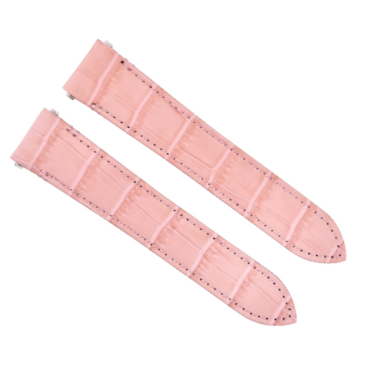 21MM LEATHER WATCH STRAP BAND FOR CARTIER SANTOS WSSA0018 QUICK RELEASE PINK