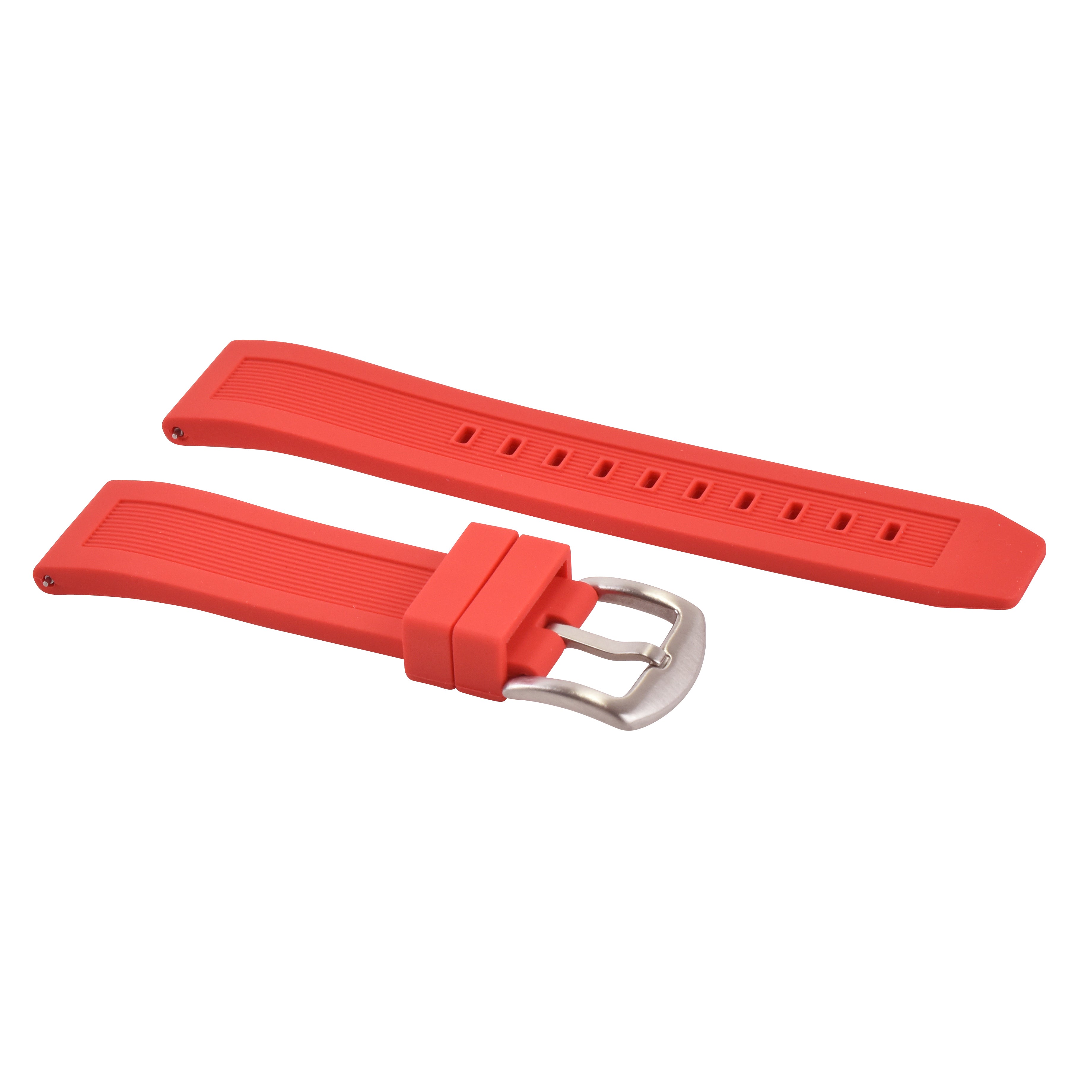 22MM RUBBER STRAP WATCH BAND FOR CITIZEN PROMASTER BJ2169-08E BJ2169-88E RED