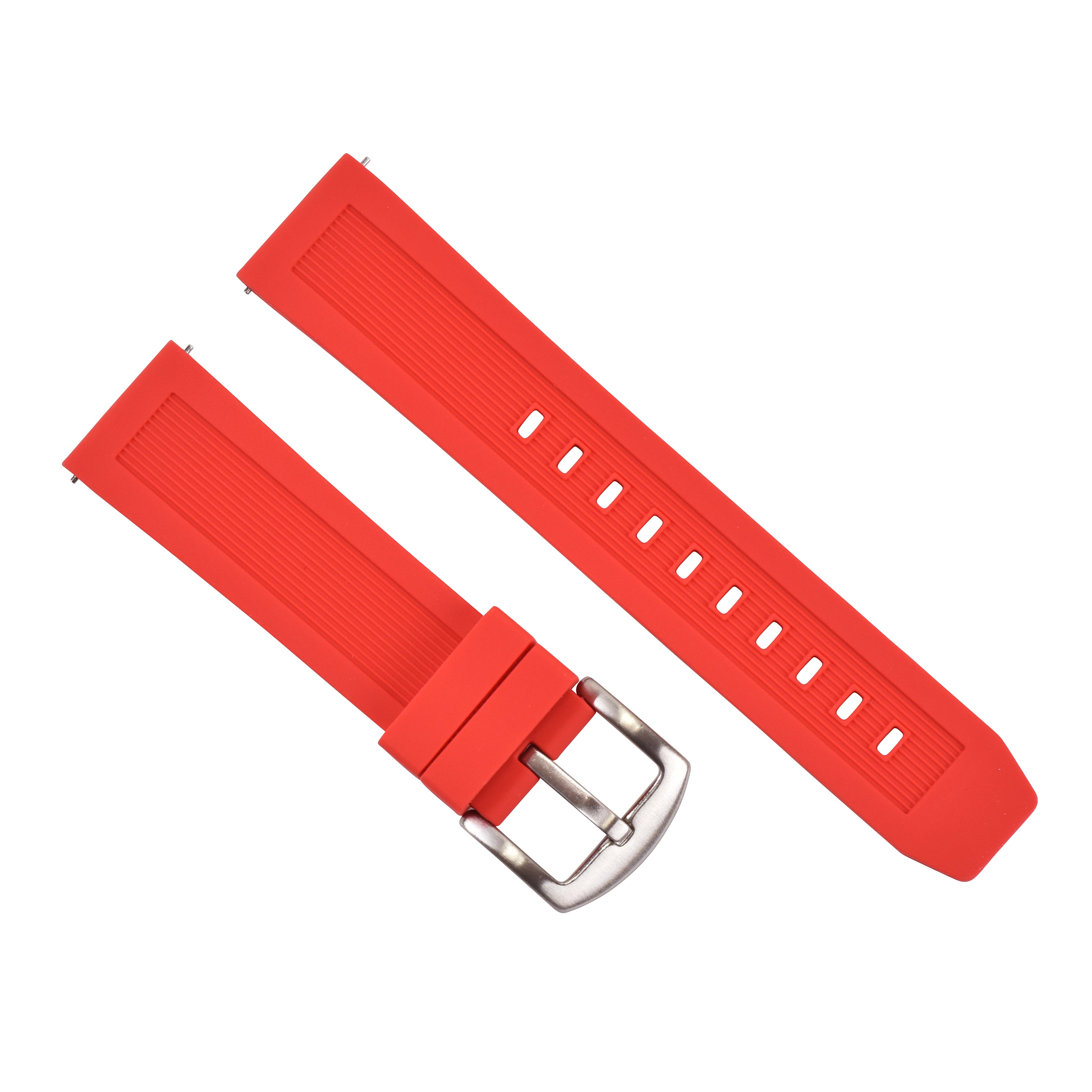 22MM RUBBER STRAP WATCH BAND FOR CITIZEN PROMASTER BJ2169-08E BJ2169-88E RED