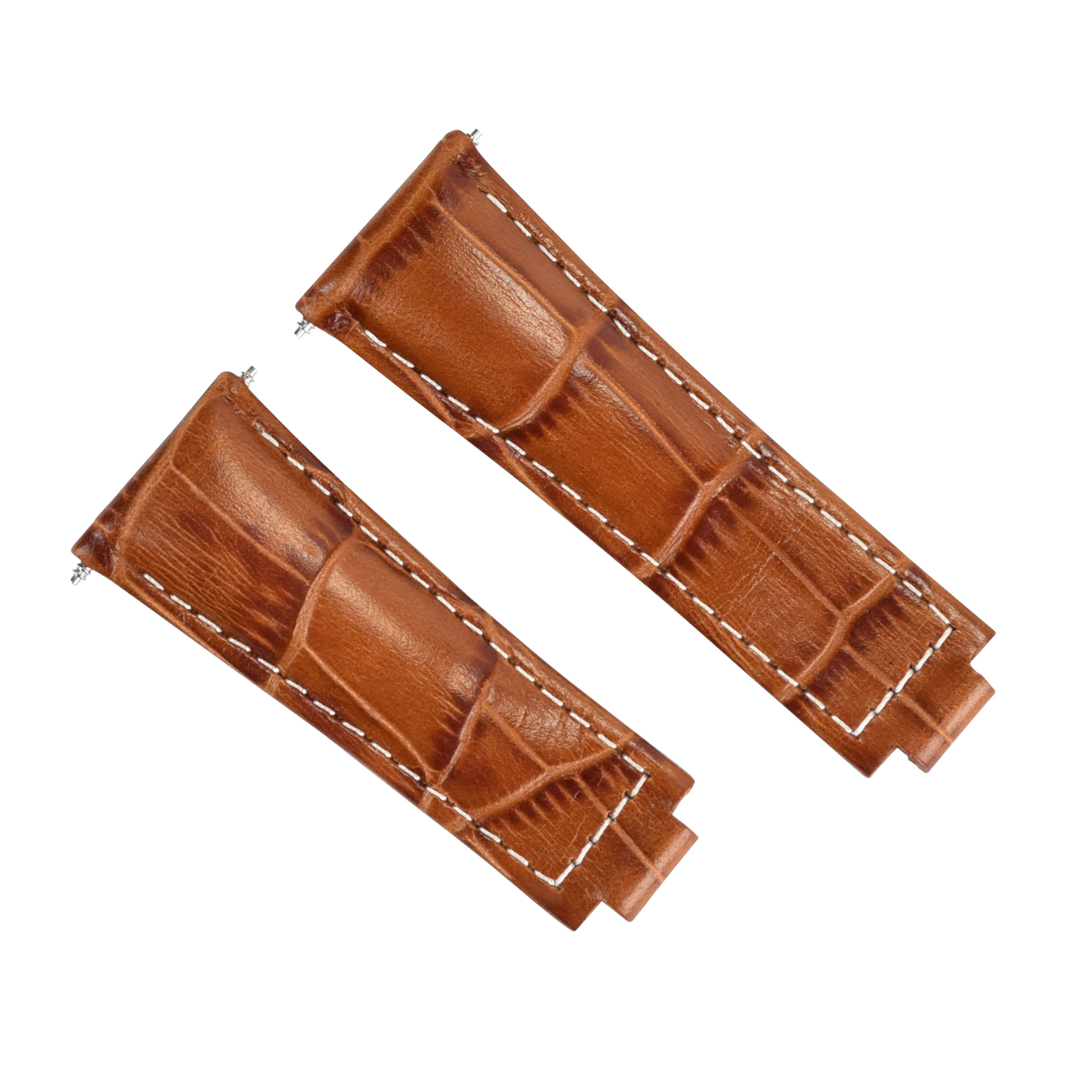 LEATHER STRAP ITALIAN FOR ROLEX DAYTONA 116519 116520 116523 WATCH GREEN