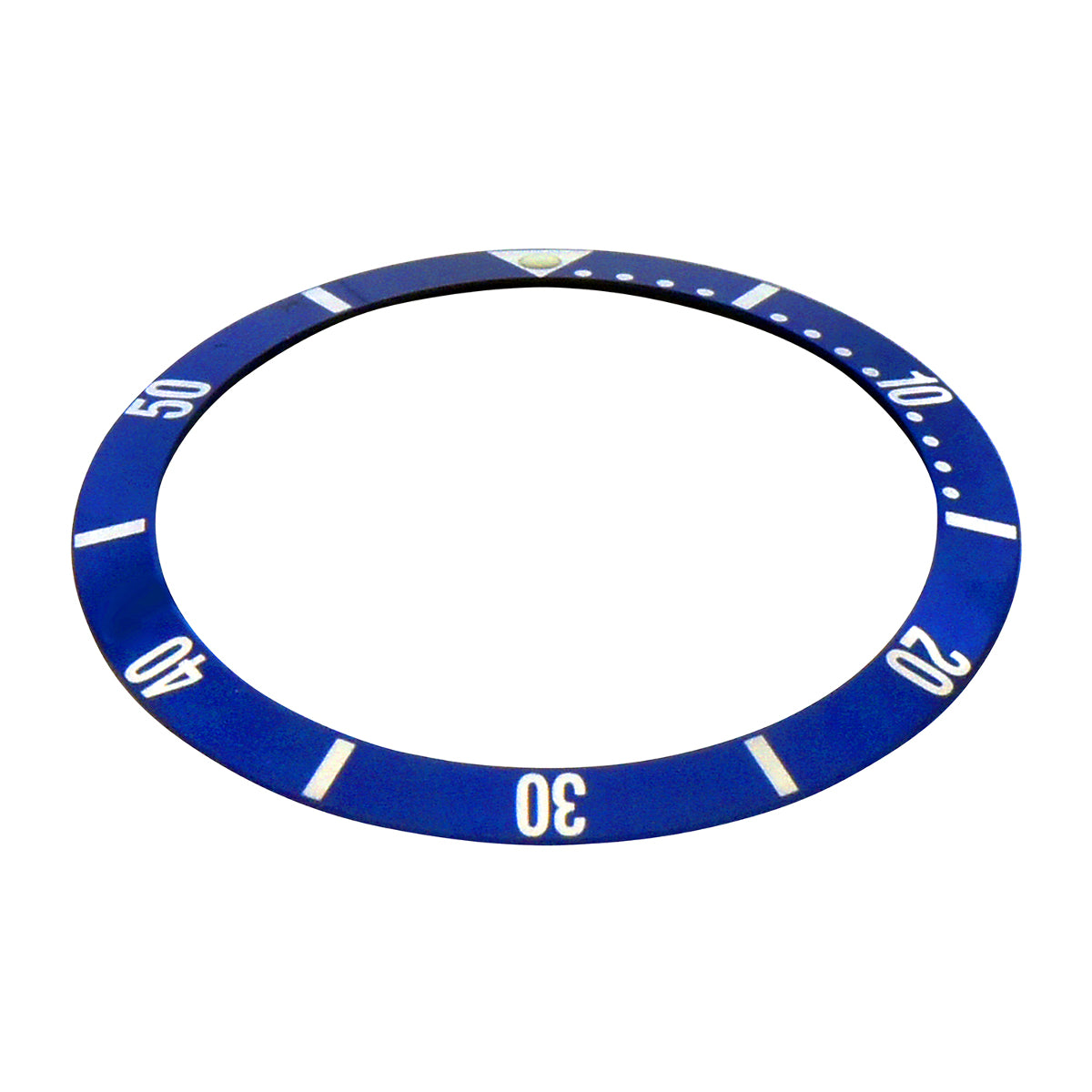 REPLACEMENT BEZEL INSERT BLUE FOR WATCH 34.70MM X 28.40MM