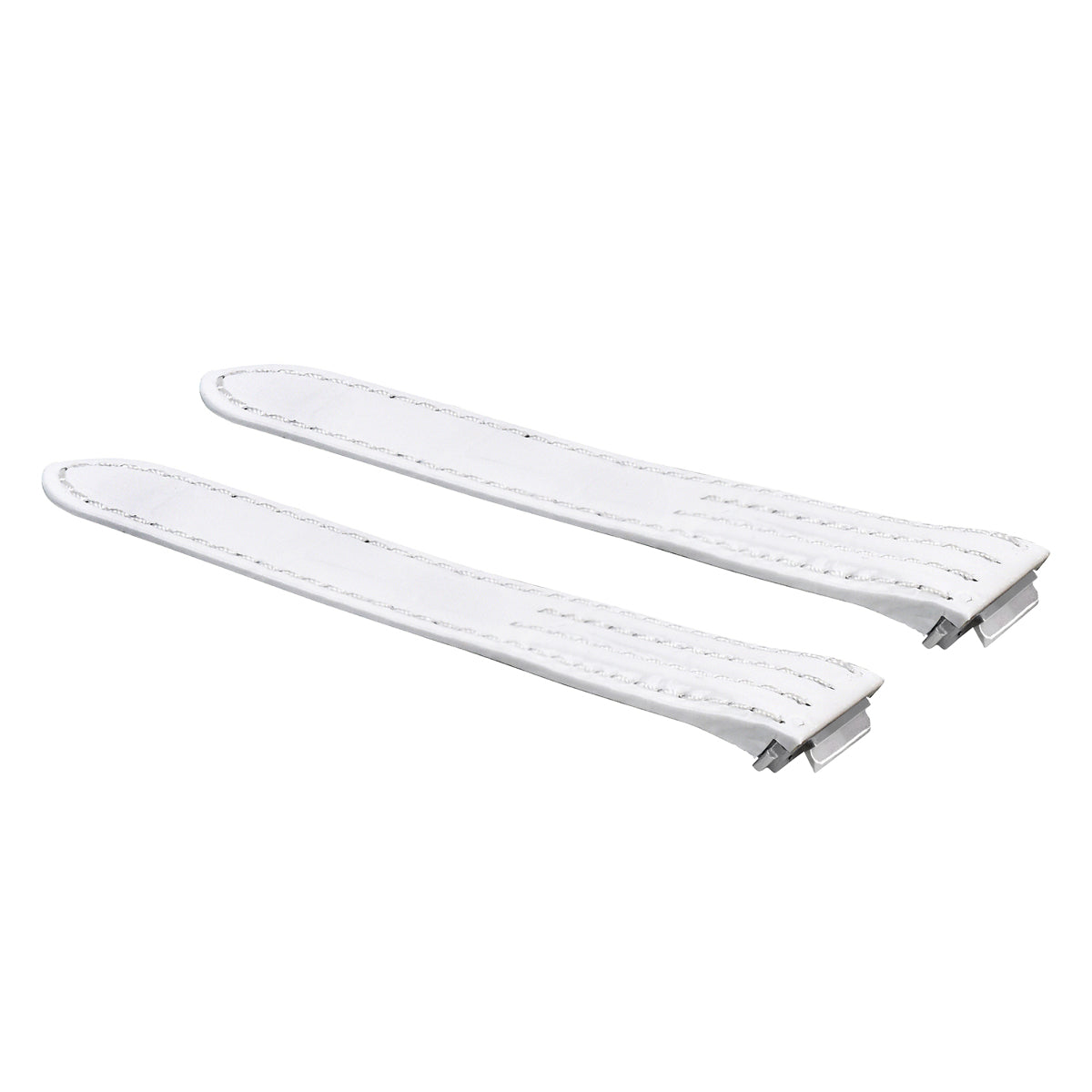 15MM LEATHER WATCH STRAP BAND FOR CARTIER ROADSTER 2675 2723 QUICK RELEASE LADY, White, view 2