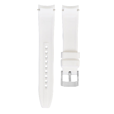 20/21/22MM UNIVERSAL CURVED END SILICONE RUBBER WATCH BAND STRAP WITH CLASP