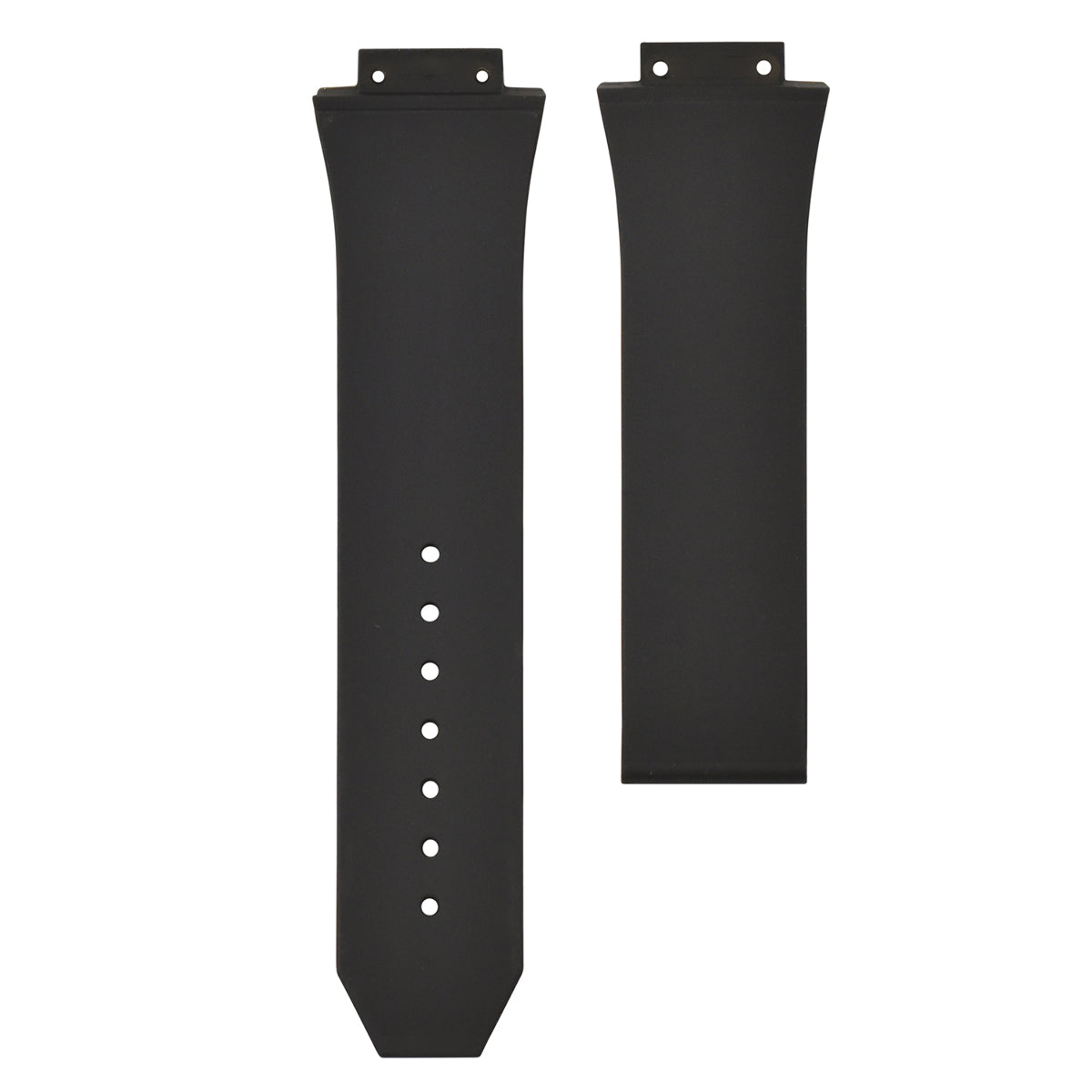 27MM/17MM RUBBER WATCH STRAP BAND FOR HUBLOT BIG BANG SPORT MODEL BLACK