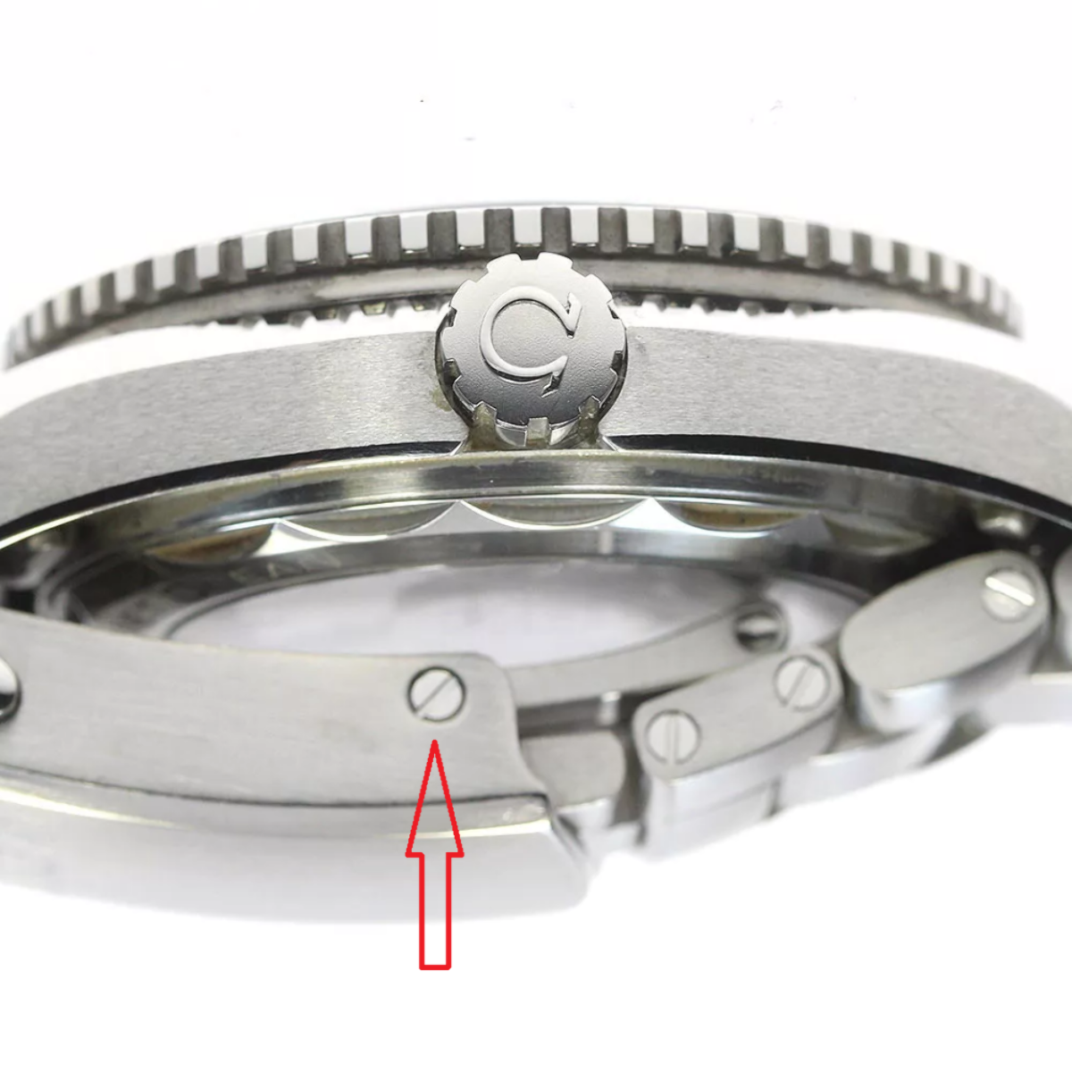 WATCH BUCKLE SCREW FOR OMEGA SEAMASTER PLANET OCEAN 43.5MM 215 CLASP STEEL