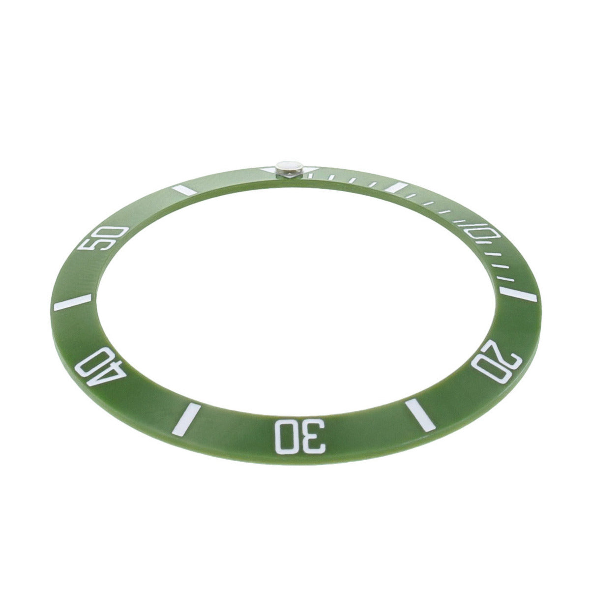 REPLACEMENT BEZEL INSERT GREEN KERMIT CERAMIC FOR WATCH 38.40MM X 31MM