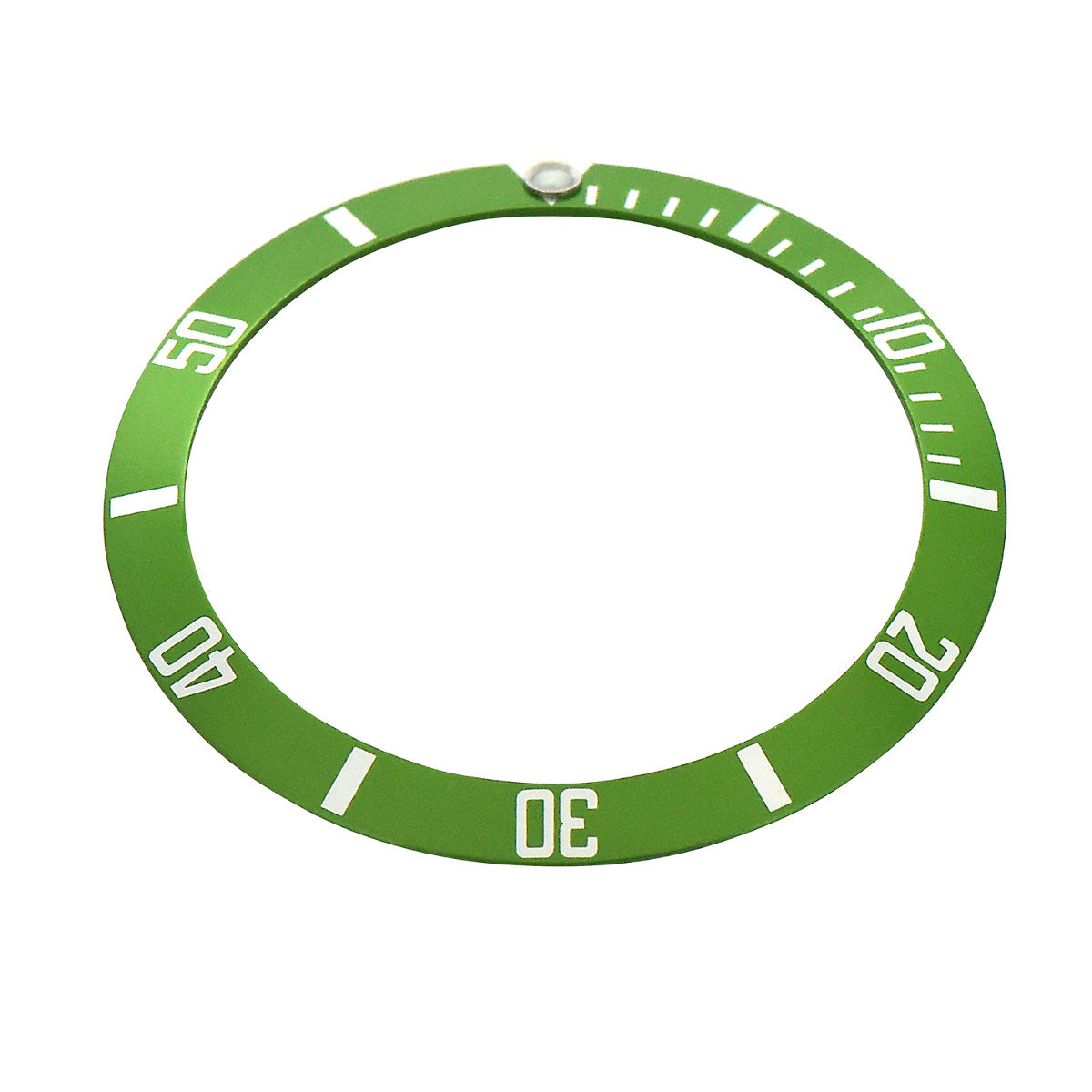 REPLACEMENT BEZEL INSERT GREEN KERMIT HULK FOR WATCH 37.60MM X 30.70MM