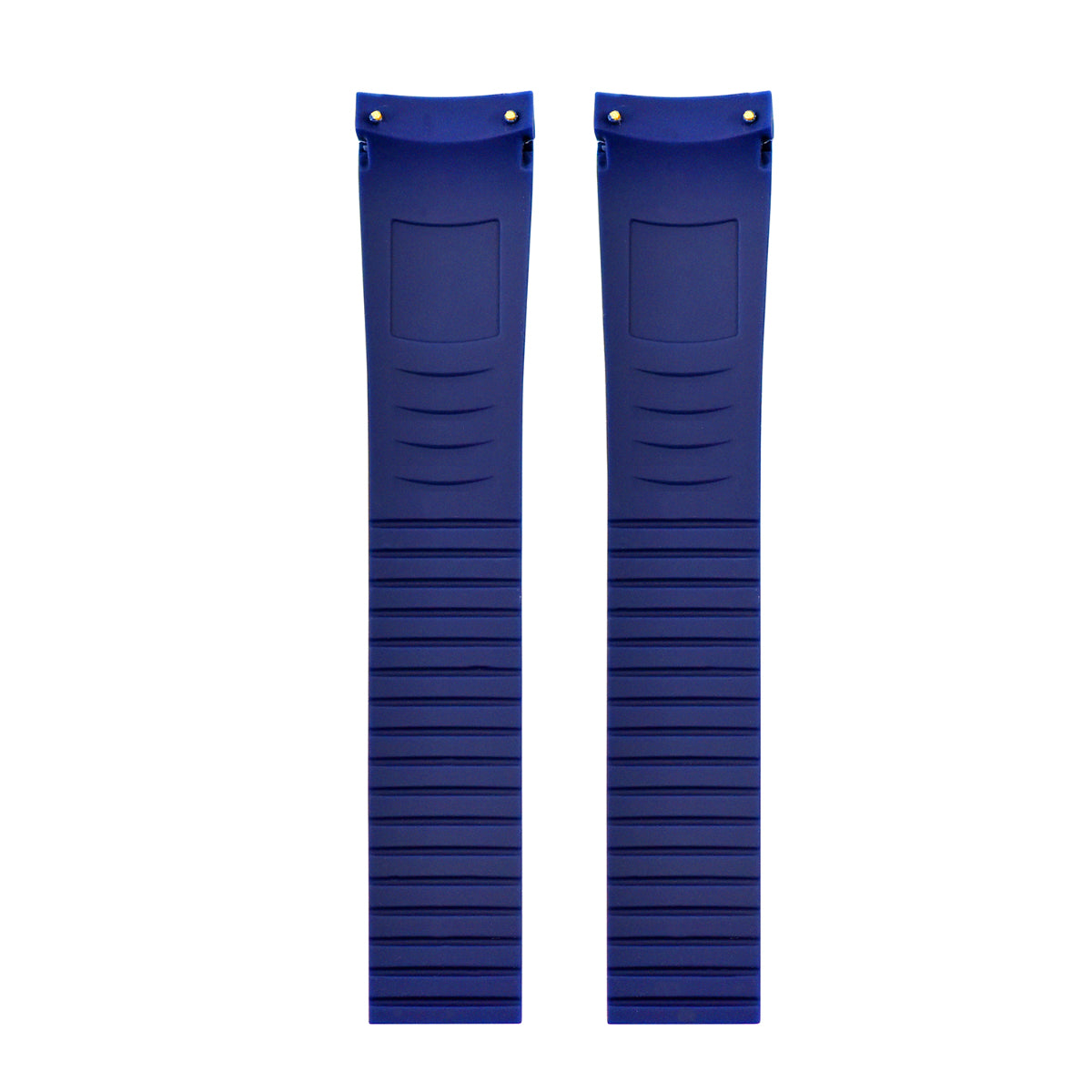 RUBBER STRAP BAND FOR PATEK PHILLIPE 21x18MM UNCUT 5167A, 5167R,5164A,5164R BLUE