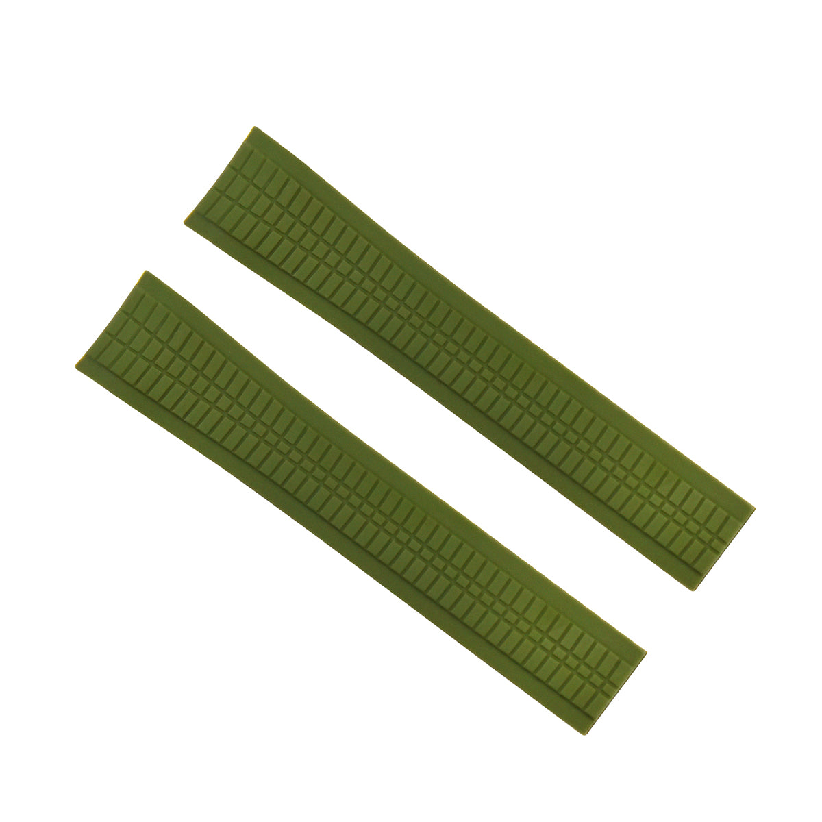 RUBBER STRAP BAND FOR PATEK PHILLIPE 21x18MM UNCUT 5167A,5167R,5164A,5164R GREEN