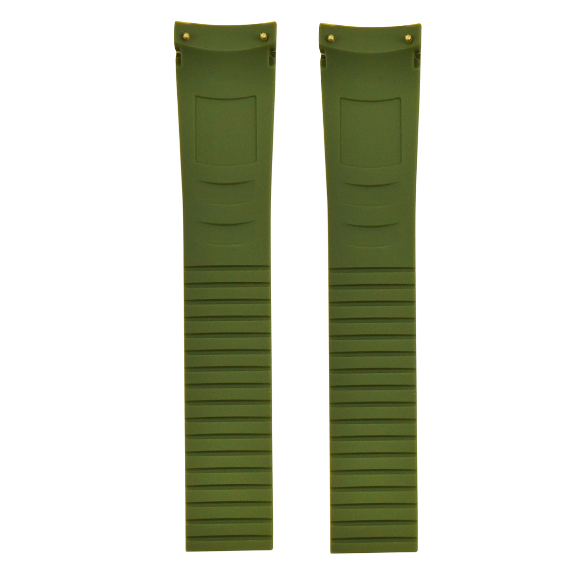 RUBBER STRAP BAND FOR PATEK PHILLIPE 21x18MM UNCUT 5167A,5167R,5164A,5164R GREEN