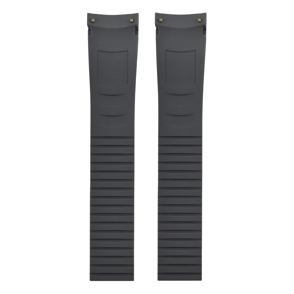 RUBBER STRAP BAND FOR PATEK PHILLIPE 21x18MM UNCUT 5167A,5167R,5164A,5164R GRAY