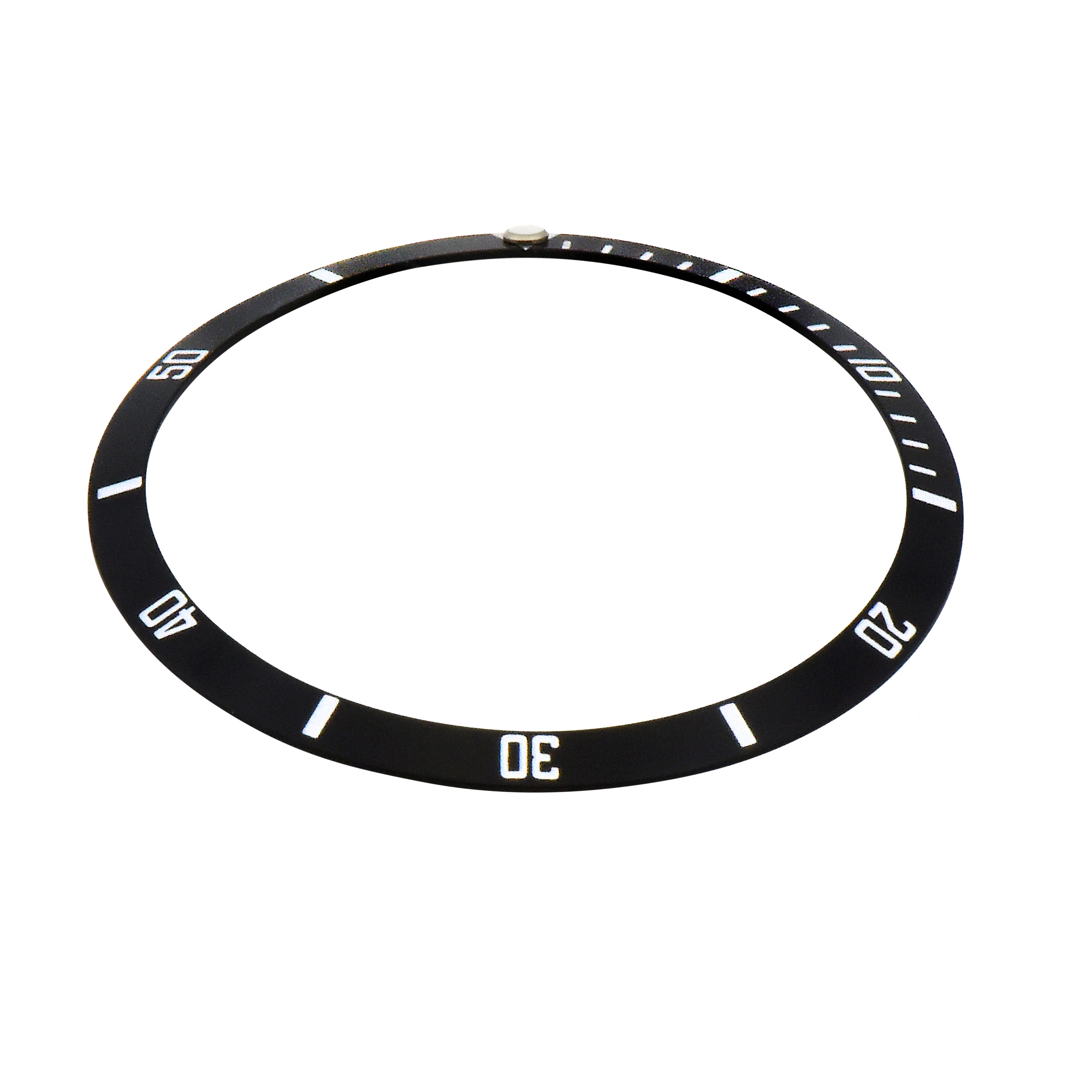 REPLACEMENT BEZEL INSERT BLACK FOR WATCH 37MM X 32MM