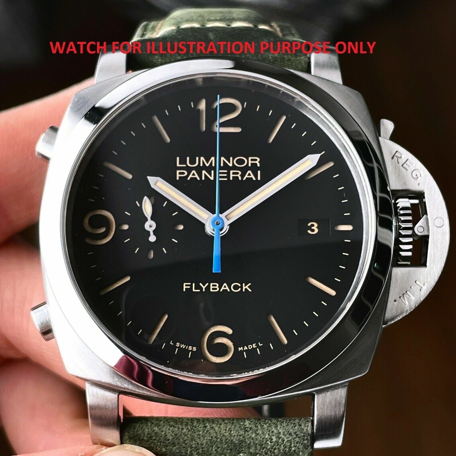 CROWN BRIDGE GUARD FOR PANERAI PAM LUMINOR MARINA 44MM-47MM GMT 1950 OP 6900