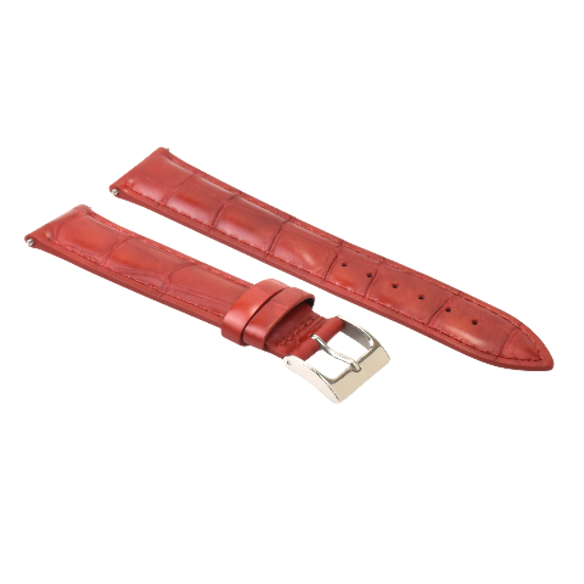 21MM NEW LEATHER WATCH BAND STRAP FOR TAG HEUER CARREAR MONACO WATCH RED