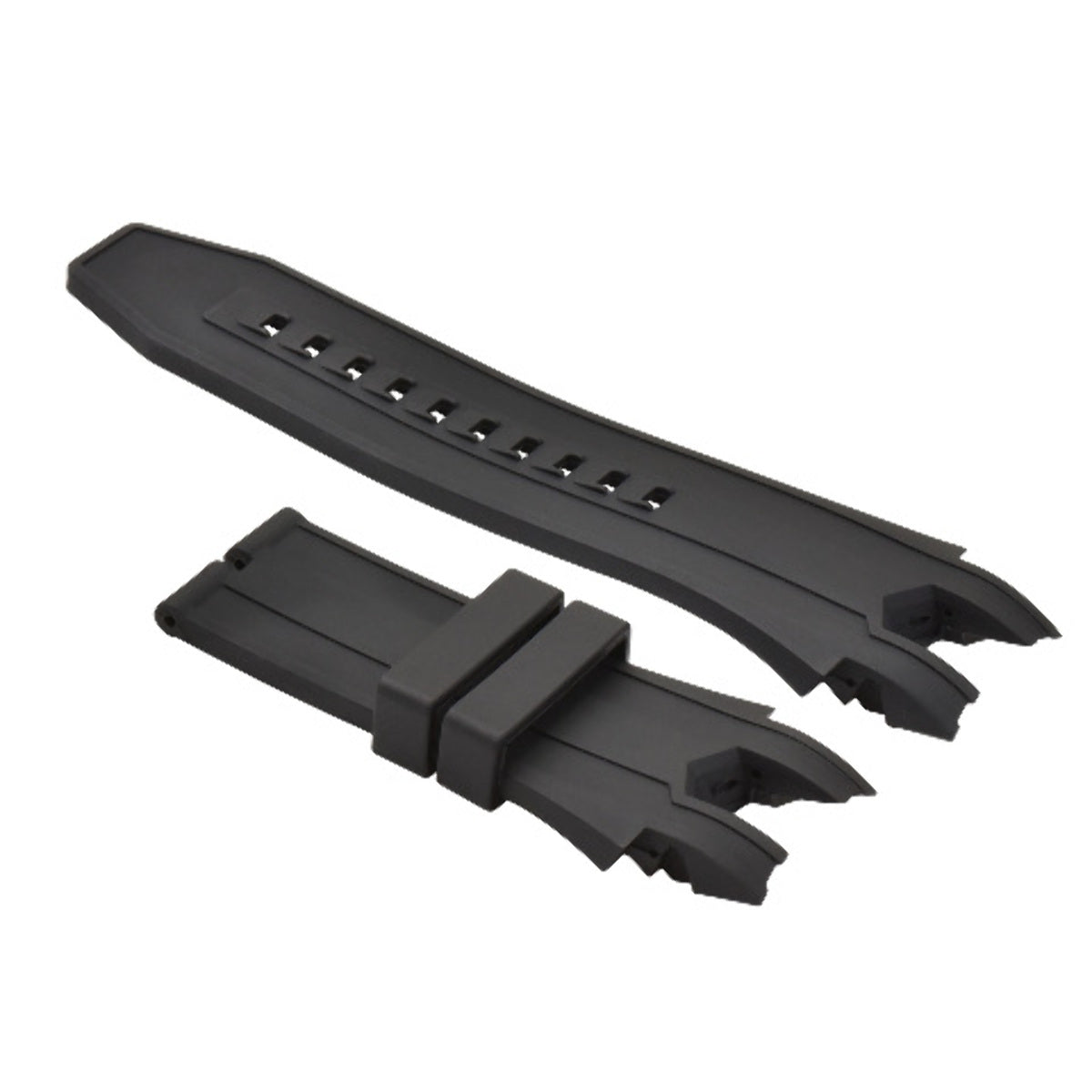 26MM RUBBER WATCH BAND STRAP FOR INVICTA RUSSIAN WATCH BLACK