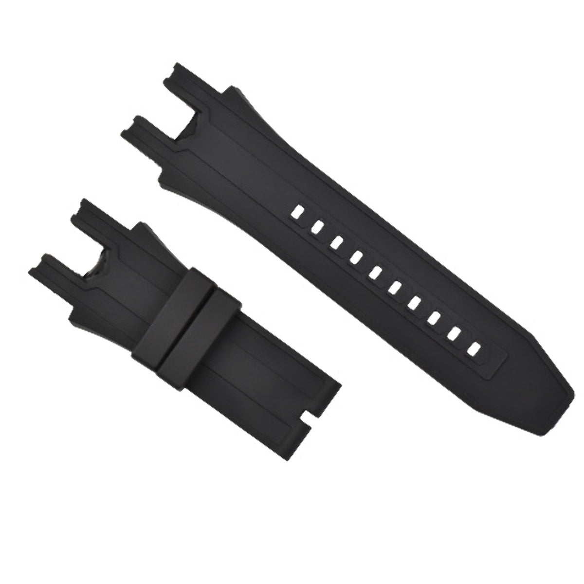 26MM RUBBER WATCH BAND STRAP FOR INVICTA RUSSIAN WATCH BLACK