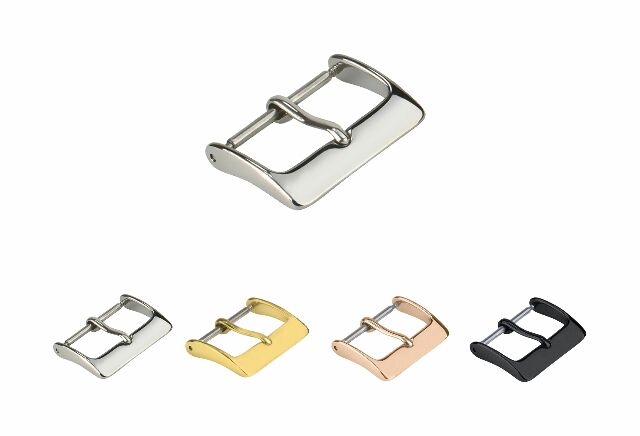 16MM-26MM REPLACEMENT REGULAR BUCKLE CLASP FOR LEATHER RUBBER WATCH BAND STRAP