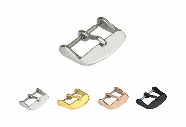 16MM-26MM GENUINE REGULAR BUCKLE CLASP FOR LEATHER RUBBER WATCH BAND STRAP HEAVY