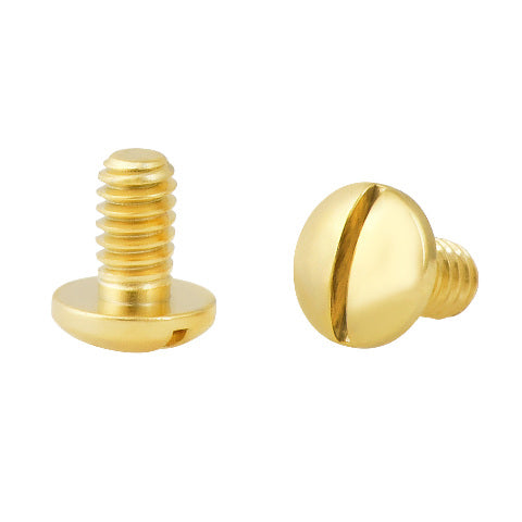 4 PCS SCREWS REPLACEMENT FOR CARTIER LOVE BRACELET EXTRA LONG THICK THREAD GOLD