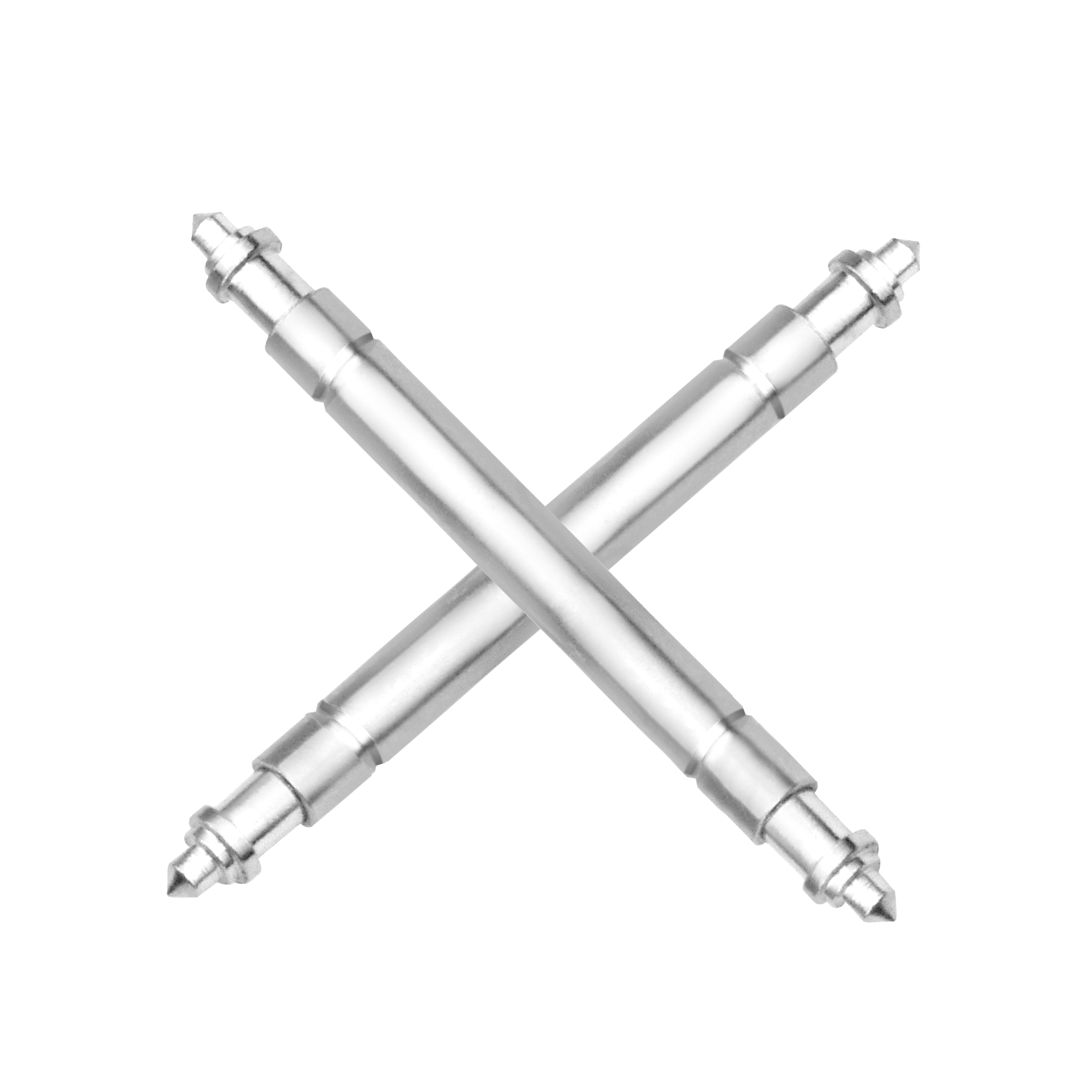 2 PCS SPRING  BARS FOR BREITLING PILOT COLT CHRONOMAT NAVITIMER AVENGER STEEL