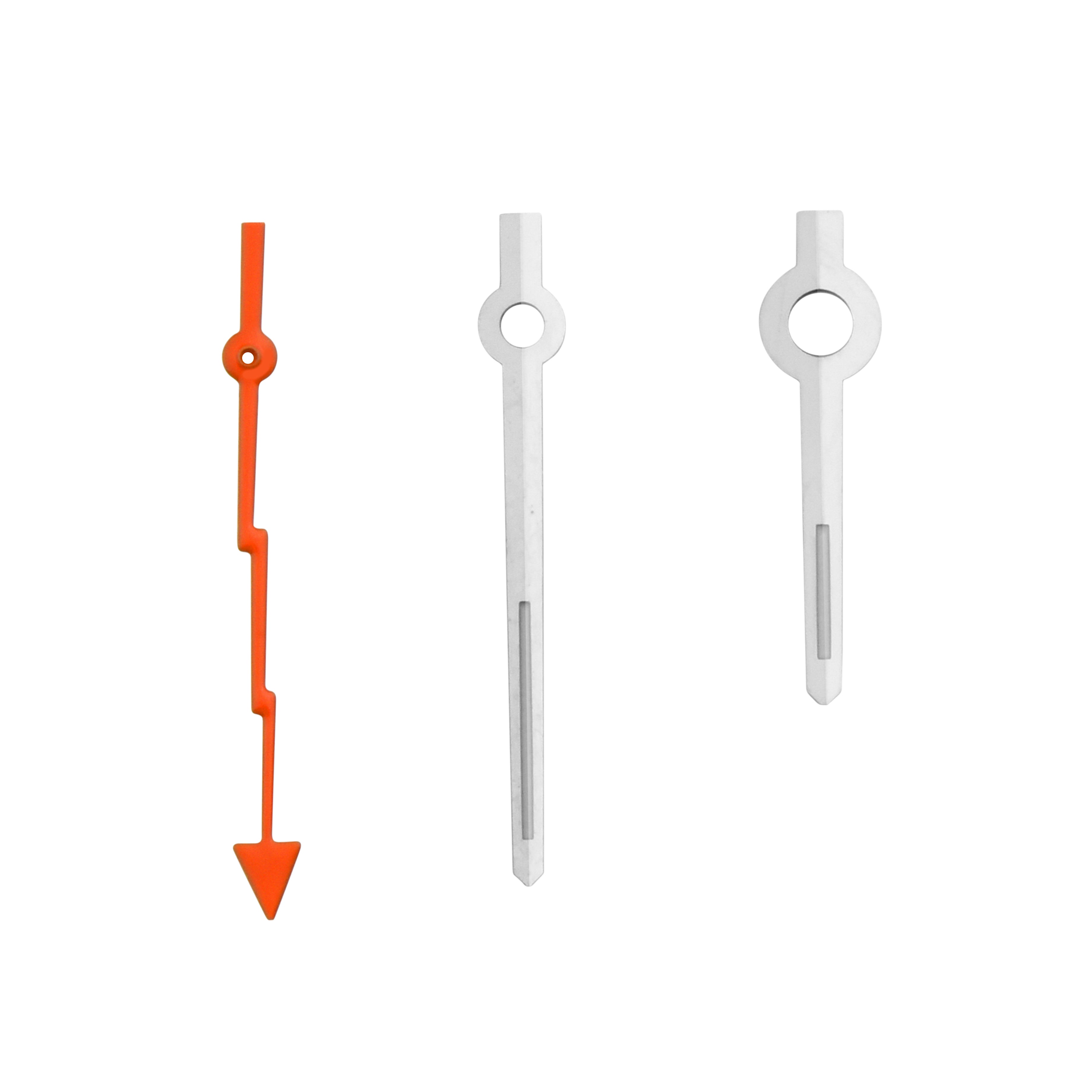 WATCH HAND FOR ROLEX MILGUASS 116400 116400GV 3131 LUMINOVA SILVER