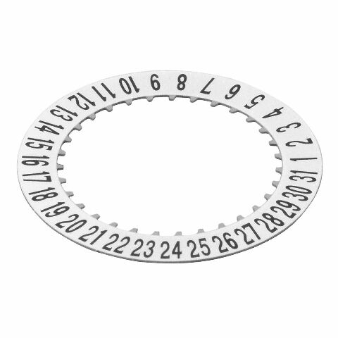 DATE DISC FOR CARTIER SANTOS 39MM 40MM 42MM WSSA0018 WSSA 0030 WHITE DATE @ 6