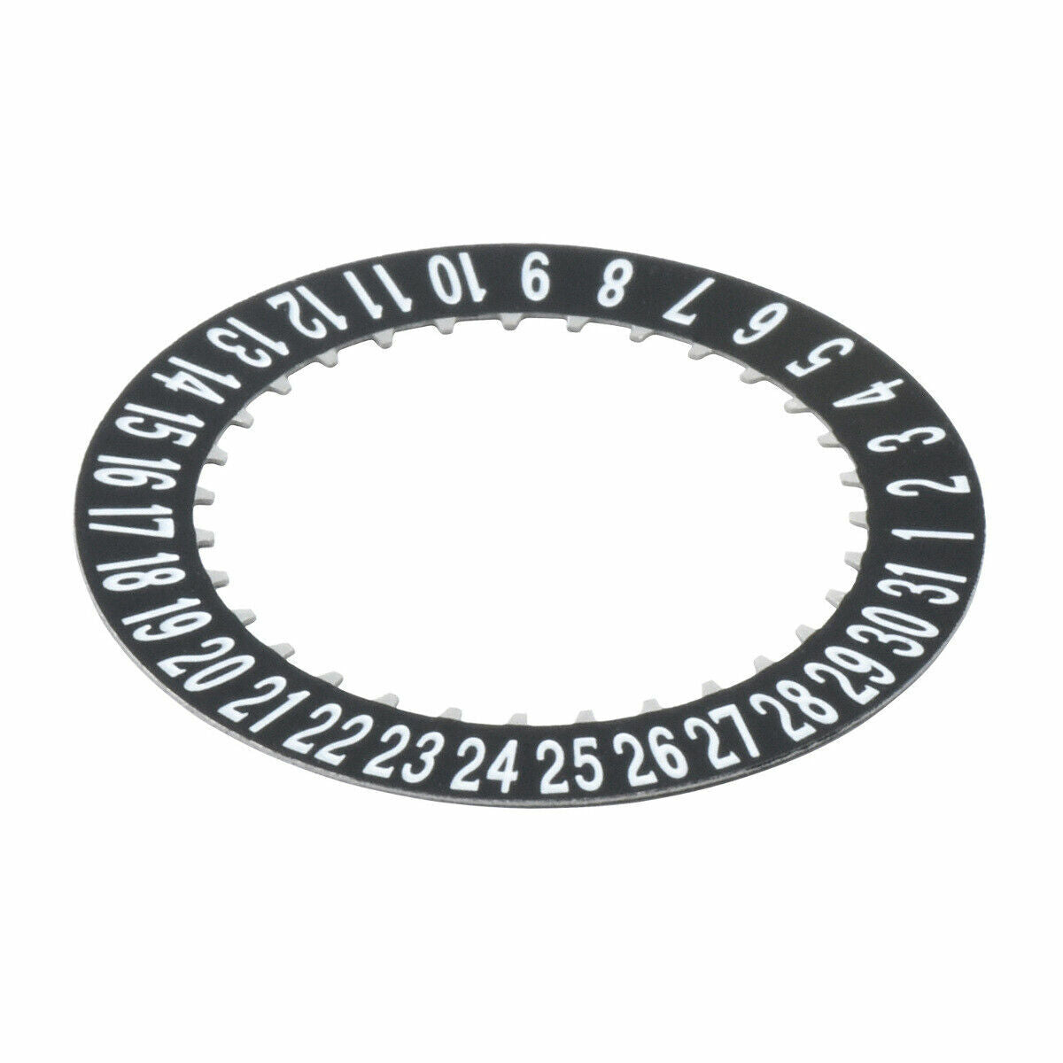 DATE DISC FOR  CARTIER SANTOS 39MM 40MM 42MM WSSA0018 WSSA 0030 BLACK DATE @ 6