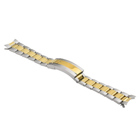 20MM OYSTER WATCH BAND FOR ROLEX DATEJUST 16014 16233 16234 GLIDE LOCK TWO TONE