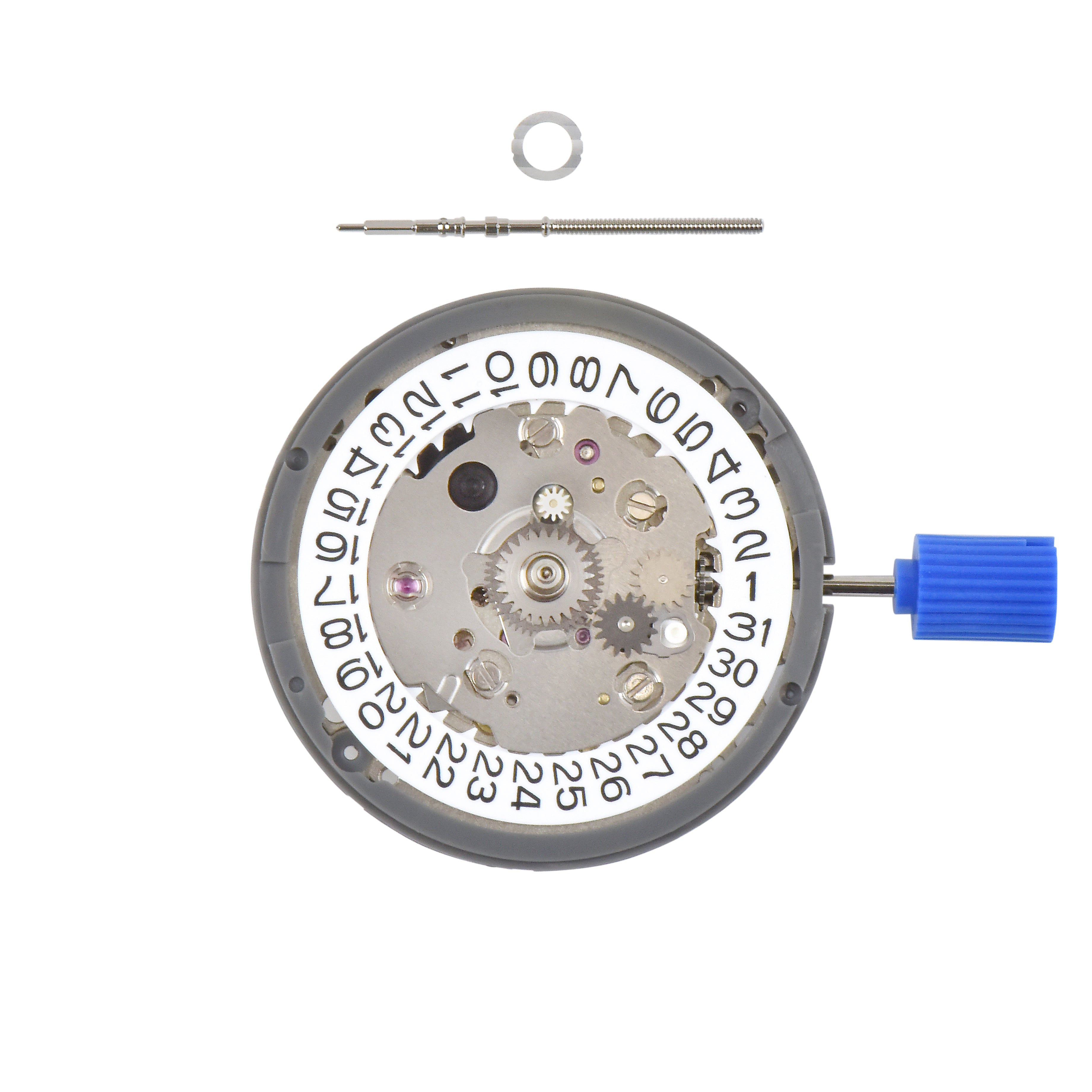 GENUINE SEIKO NH34 NH34A 4R34 GMT AUTOMATIC MOVEMENT WITH DATE DISC WHITE - USA