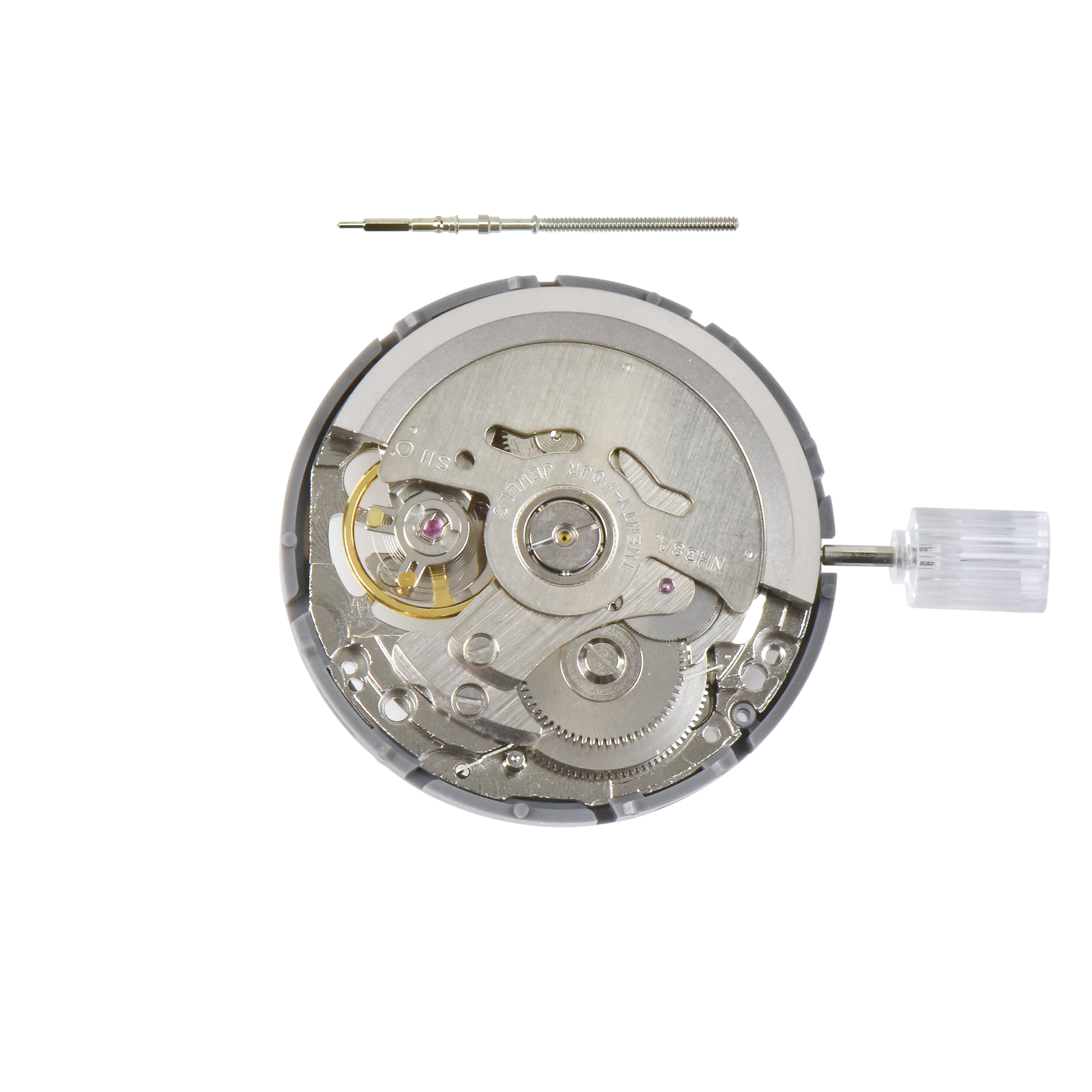 GENUINE SEIKO TMI (SII) NH38 NH38A AUTOMATIC WATCH MOVEMENT WITH STEM DATE @ 3