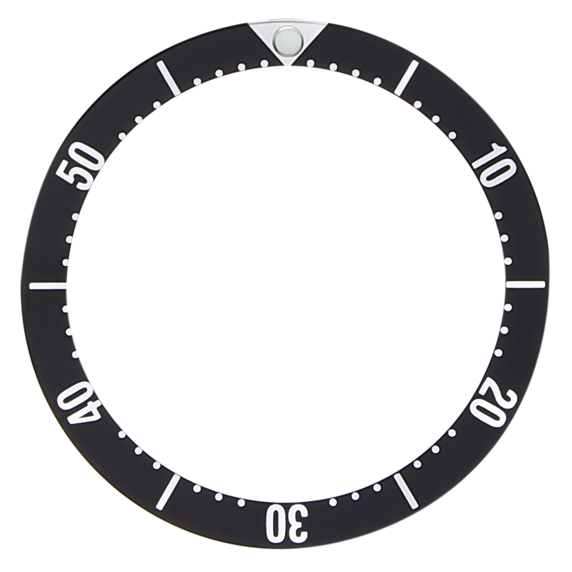 REPLACEMENT BEZEL INSERT BLACK FOR WATCH 32.90MM X 26.90MM