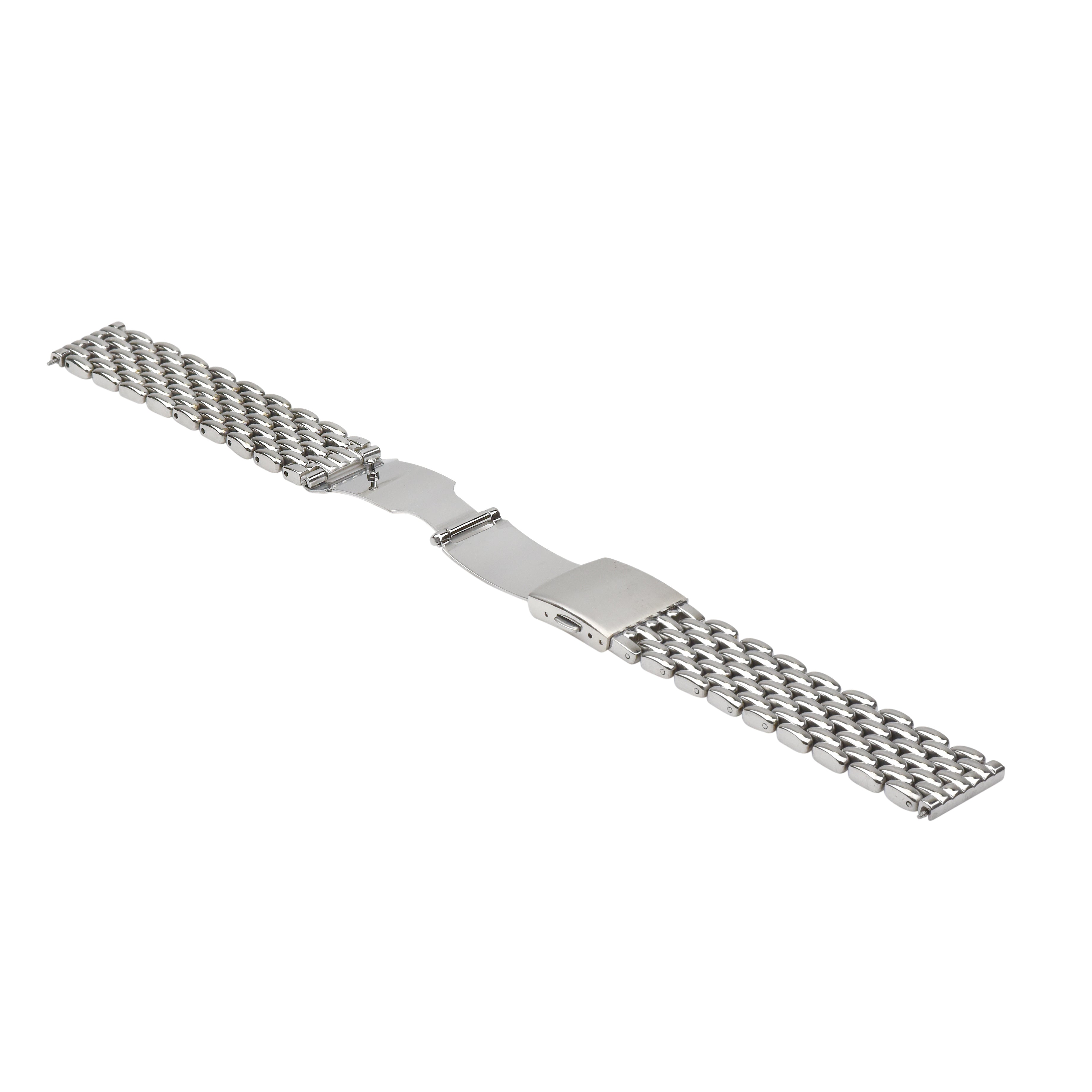 BEAD OF RICE WATCH BAND FOR NEW OMEGA VINTAGE WATCHES IN 20MM STAINLESS STEEL
