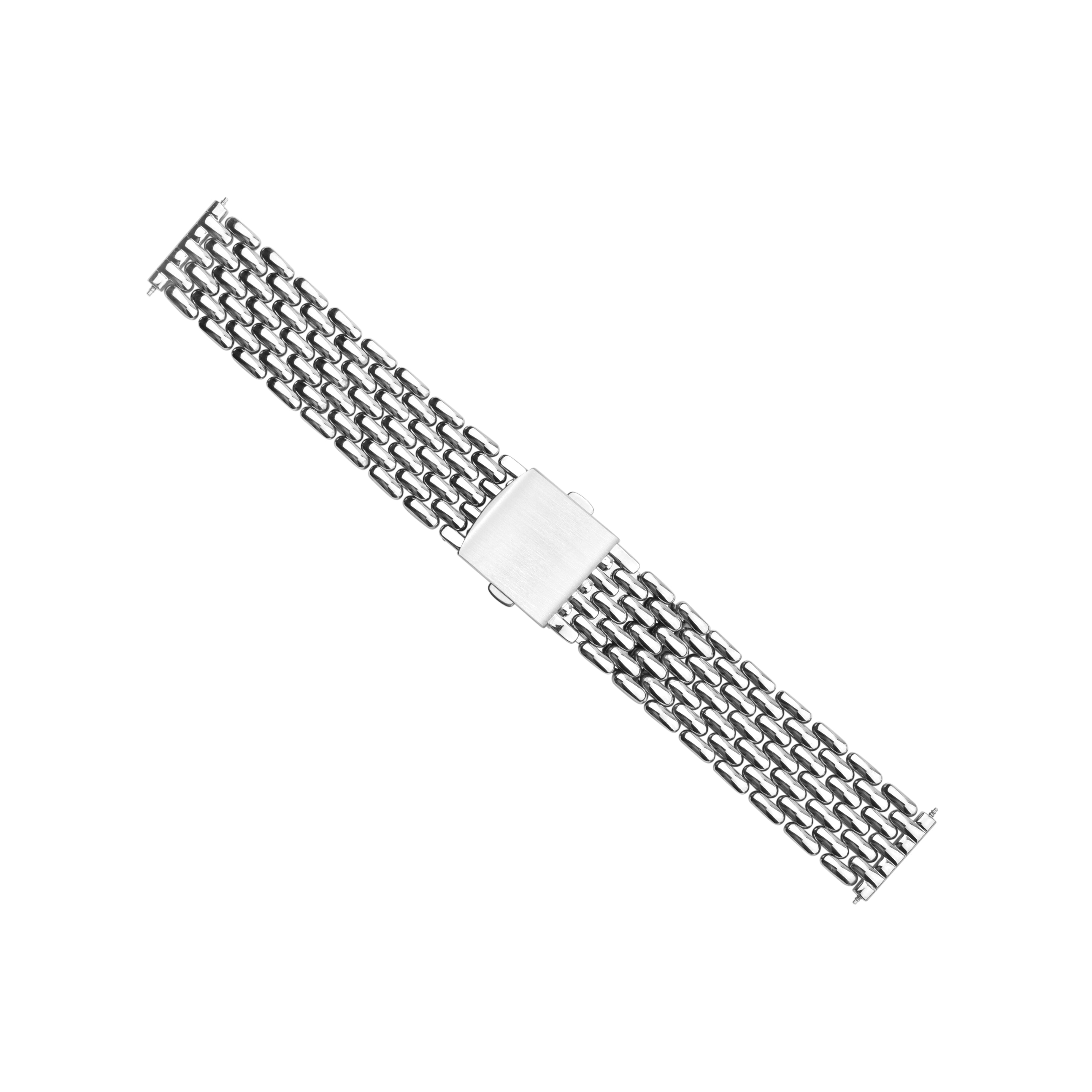 BEAD OF RICE WATCH BAND FOR NEW OMEGA VINTAGE WATCHES IN 20MM STAINLESS STEEL