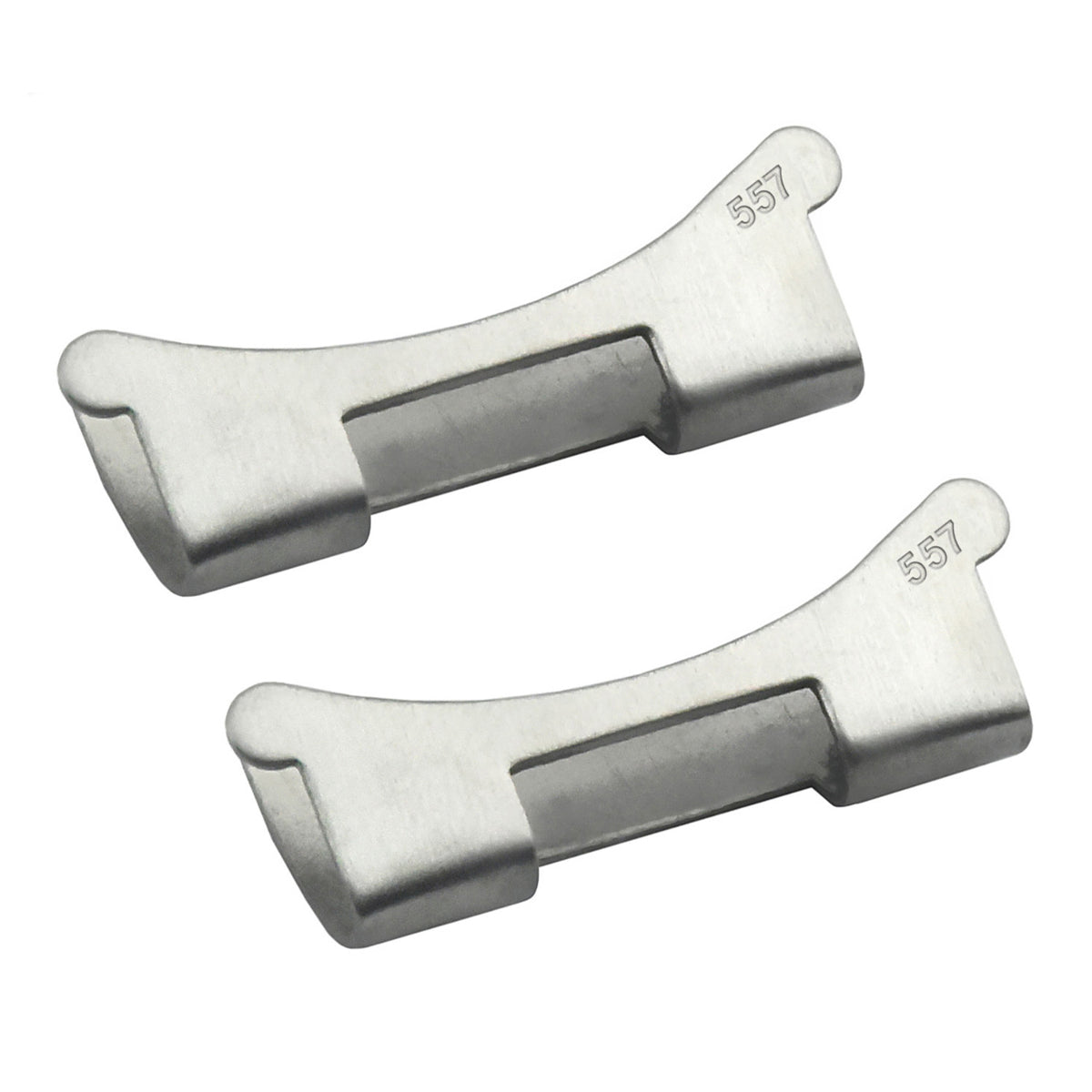 2 -557 19MM END LINK PIECE FOR ROLEX OYSTER BAND 78350 6263 1500 WITH 7MM OPENING