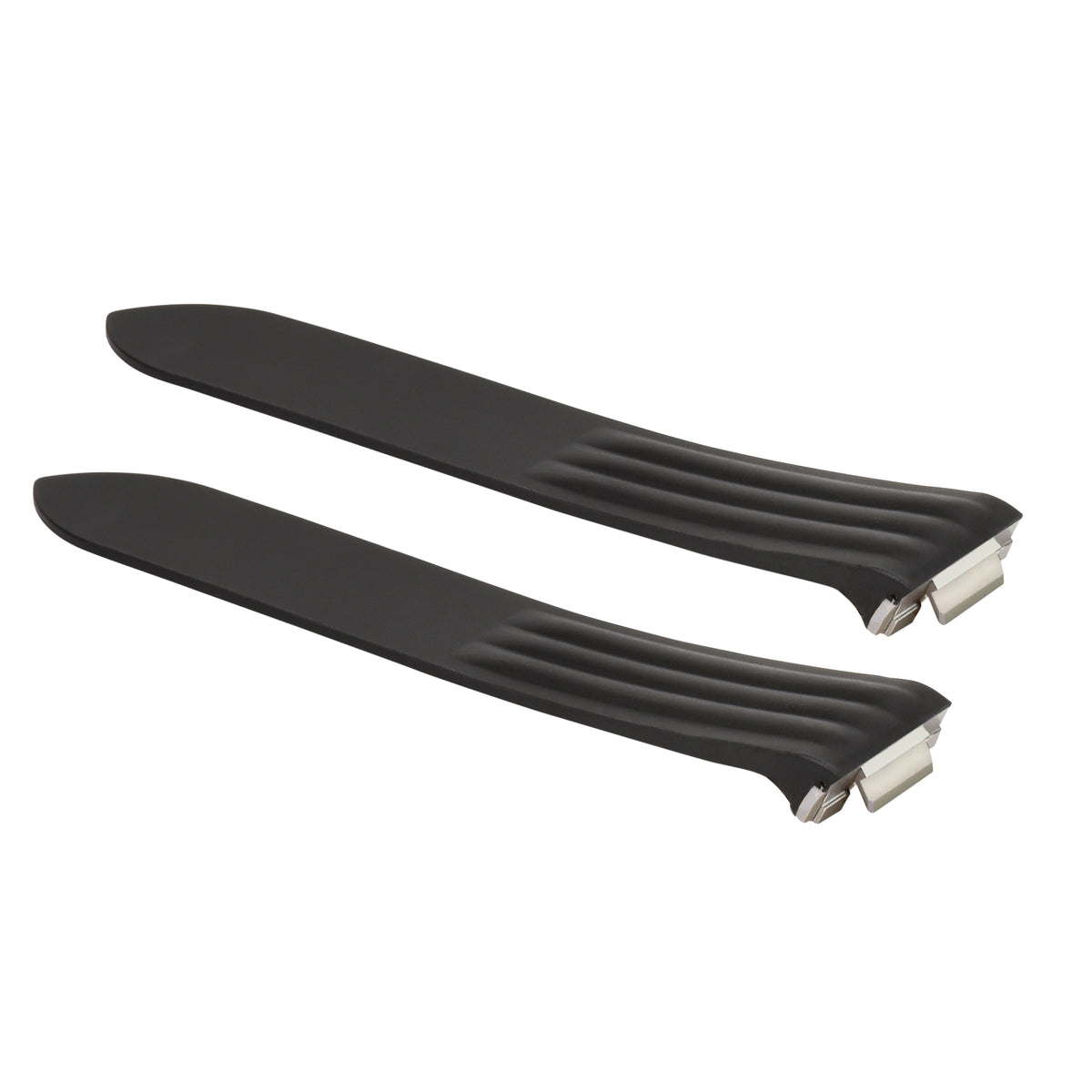 19-20MM SILICONE RUBBER WATCH BAND STRAP FOR CARTIER ROADSTER EZ QUICK RELEASE, Black, view 3