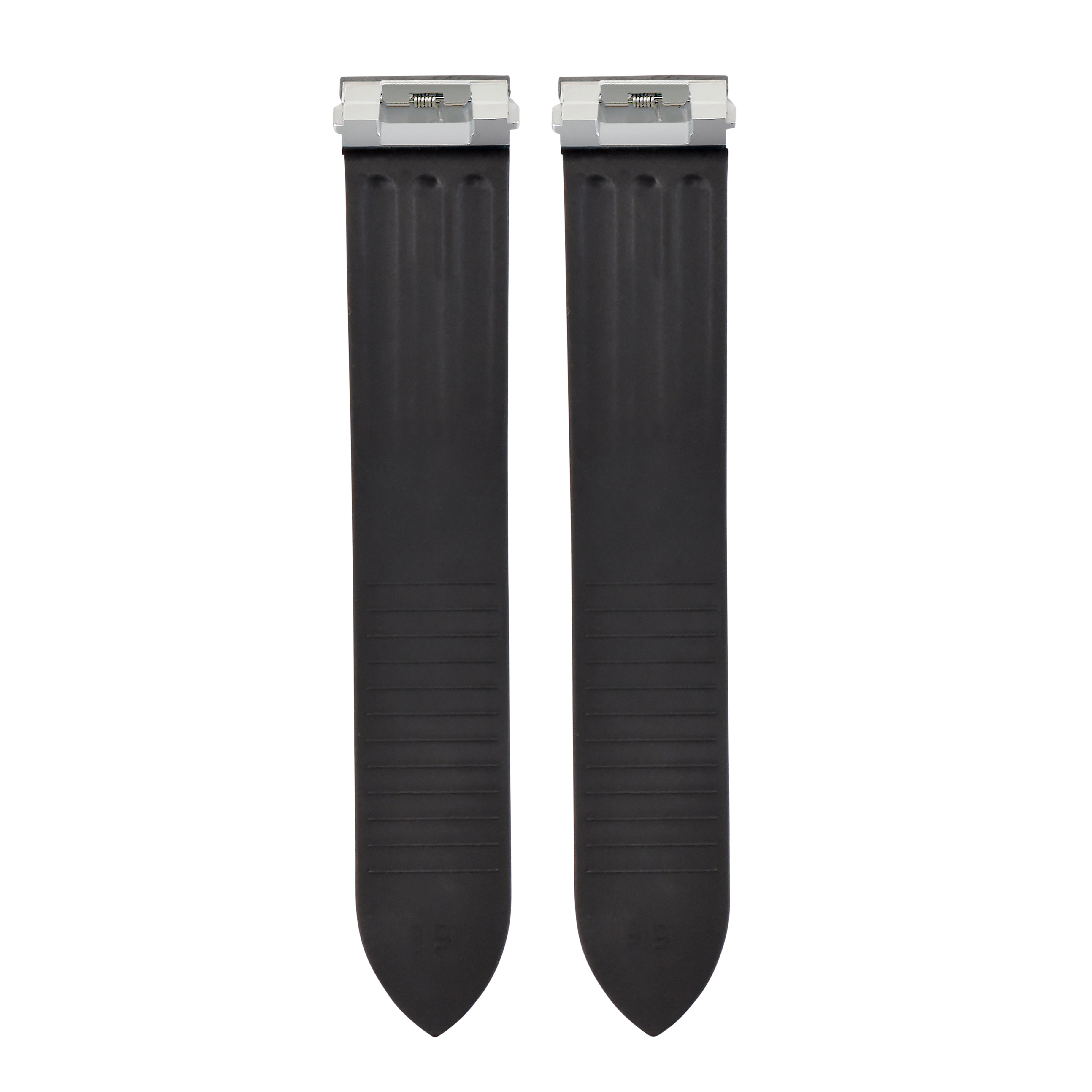 19MM SILICON RUBBER WATCH BAND STRAP FOR CARTIER ROADSTER QUICK RELEASE BLACK