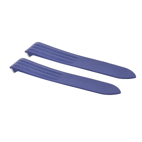 20MM BLUE SILICONE RUBBER WATCH BAND STRAP FOR CARTIER ROADSTER QUICK RELEASE