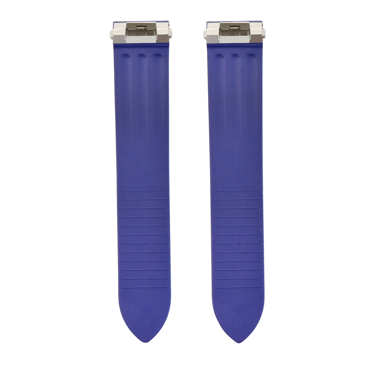 19-20MM SILICONE RUBBER WATCH BAND STRAP FOR CARTIER ROADSTER EZ QUICK RELEASE, Blue, view 4
