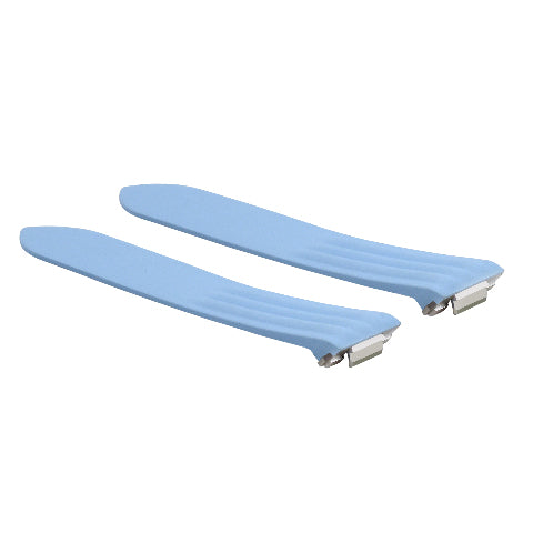 20MM LIGHT BLUE SILICONE RUBBER WATCH BAND STRAP FOR CARTIER ROADSTER EZ RELEASE