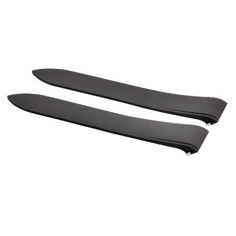 19MM SILICON RUBBER WATCH BAND STRAP FOR CARTIER SANTOS MEDIUM QUICK RELEA BLACK