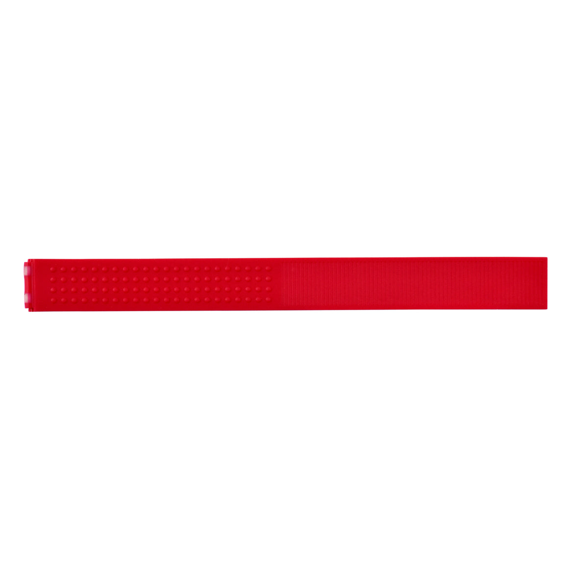 20-22MM RUBBER SILICONE STRAP FOR TAG HEUER GOLF OLDER MODEL WAE-1110-0 WATCH, Red, front view