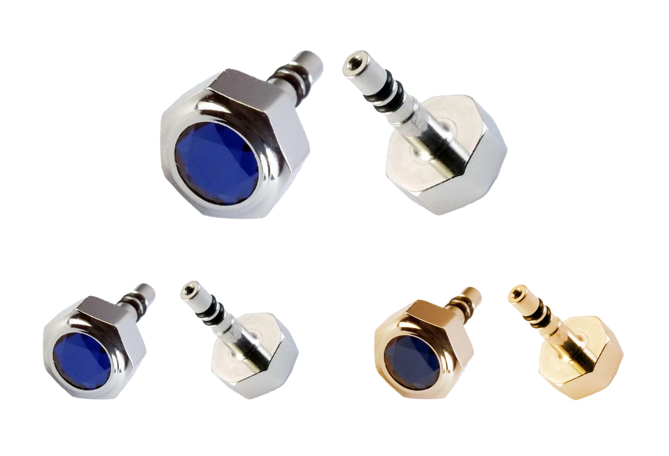 6.3-6.8MM WATCH CROWN FOR FIT CARTIER SANTOS,GALBE,TANK FRANCAISE CALIBRE STEEL