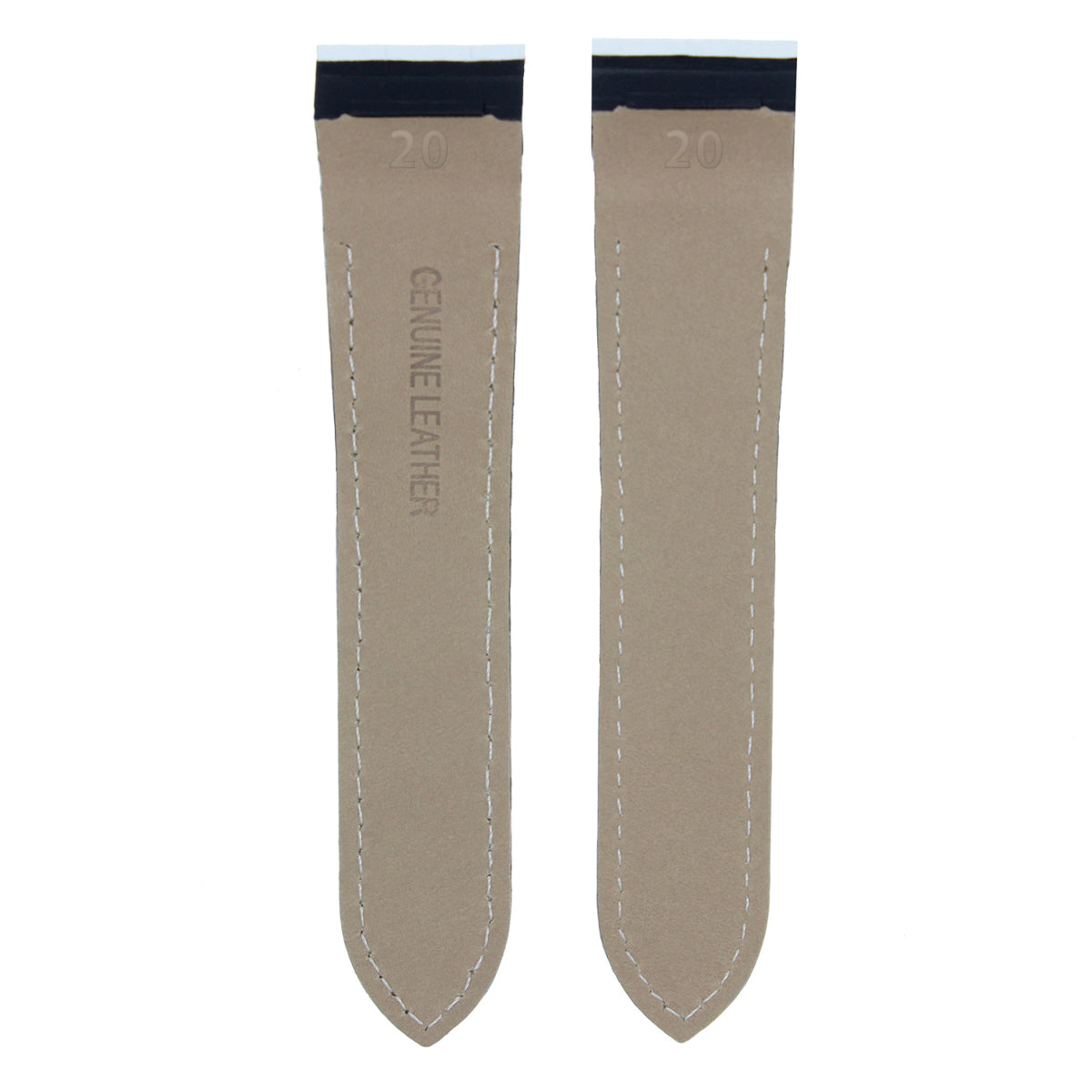 23MM LEATHER WATCH BAND STRAP FOR CARTIER SANTOS 100 XL FIT ONLY 2655 2656 WHITE